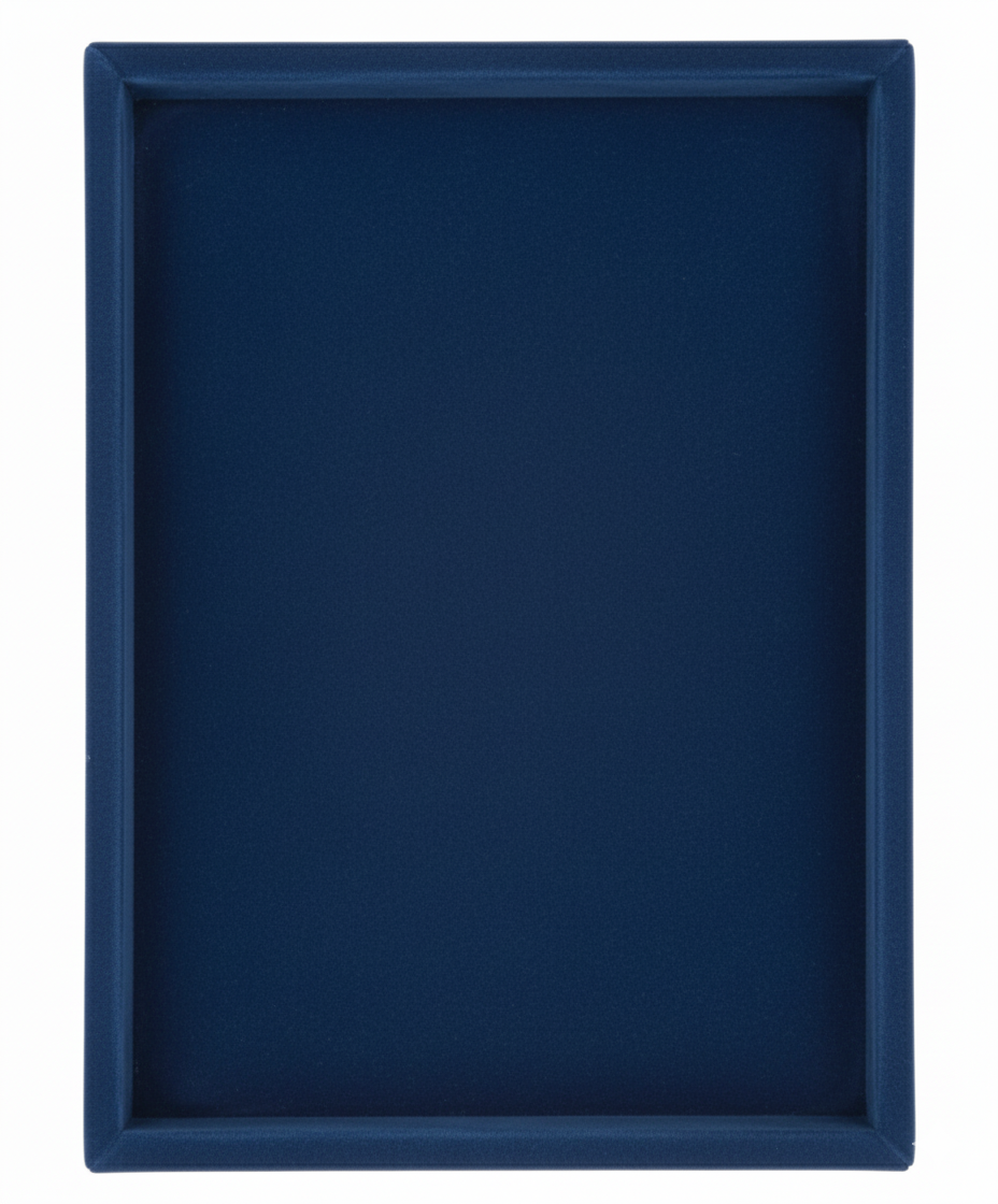 Rpinkal Jewellery Display Tray, Jewellery,Organizer, Velvet, Beading 12 x 9 (Pack of 2) (Maroon-Blue)