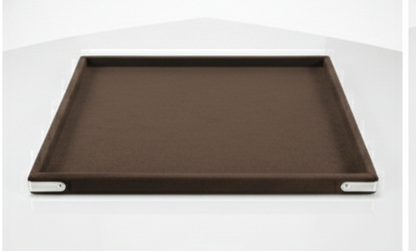 Rpinkal Velvet Jewellery Finding Beading Tray 15 x 12 Inch (Coffee Brown)1 PCS