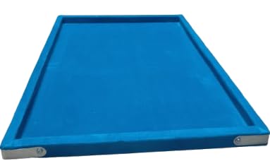 Rpinkal Sky blue Jewellery Display Organizer Tray 15 x 12 Inch (Sky blue)