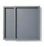 Premium Velvet Jewellery Display Tray 12 x 9 Inch | Ring, Earring & Bracelet Organizer | Charcoal Grey (Pack of 2)