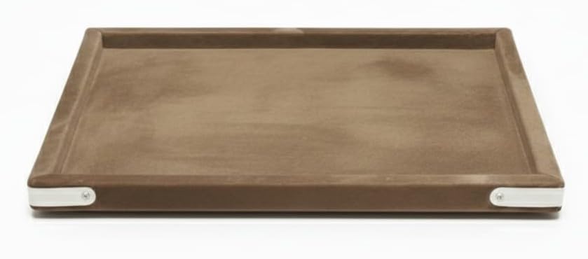 Rpinkal Velvet Jewellery Display & Beading Tray 14 x 10 Inch (Coco)