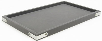 Rpinkal Jewellery Display Organizer Tray Velvet Beading Tray 14 x 10 Inch (Grey) 1 PCS
