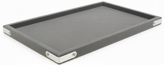 Rpinkal Jewellery Display Organizer Tray Velvet Beading Tray 12 x 9 Inch (Grey)