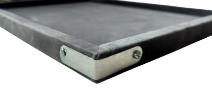 Rpinkal Jewellery Display Organizer Tray Velvet Beading Tray 15 x 12 Inch (Grey)1 PCS