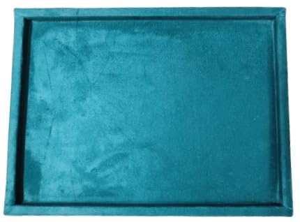 Rpinkal Velvet Jewellery Display & Beading Tray 14 x 10 Inch (Rama Green)