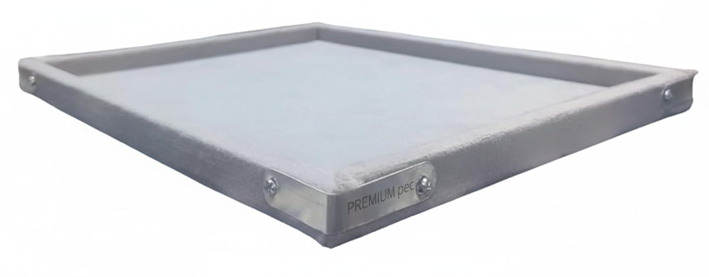 Rpinkal Premium Velvet Jewellery Display Organizer Tray 15 x 12 (Light Grey)1 PCS