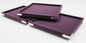 Rpinkal Wine Velvet Jewellery Finding Beading Tray 12 x 9 Inch (Wine) (Pack of 3)
