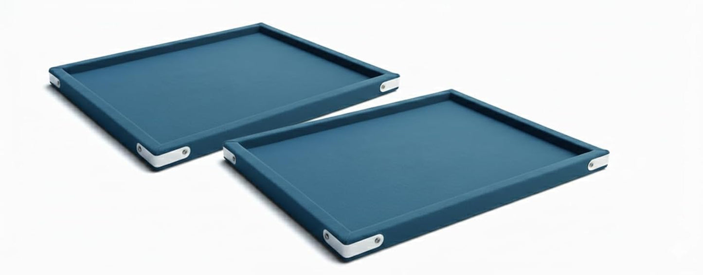Rpinkal Velvet Jewellery Display & Beading Tray 12 x 9 Inch (Firozi)