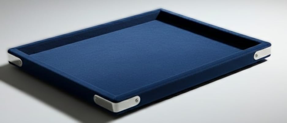 Rpinkal Velvet Jewellery Display & Beading Tray 12 x 9 Inch (Navy Blue)
