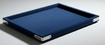 Rpinkal Velvet Jewellery Display & Beading Tray 12 x 9 Inch (Navy Blue)