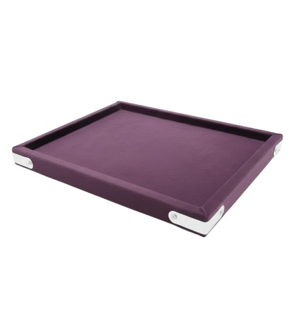 Rpinkal Velvet Jewellery Display & Beading Tray 12 x 9 Inch (Wine)