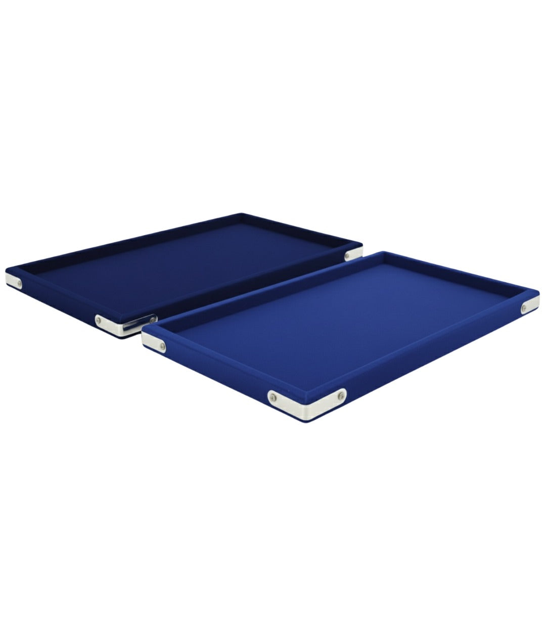Rpinkal Velvet Jewellery Finding Beading Tray 15 x 12 Inch (BLUE) 1 PCS