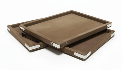 Rpinkal Velvet Jewellery Display & Beading Tray 14 x 10 Inch (Coco)