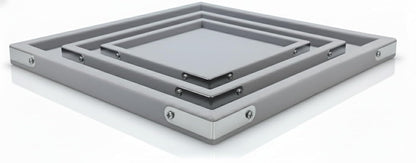 Rpinkal Combo Jewellery Display Organizer Tray (LIGHT GREY) Velvet (12x9 inch & 14x10 Inch & 15x12Inch) Velvet Tray Pack of 3 -(Light grey)