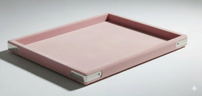 Rpinkal Velvet Jewellery Display & Beading Tray 12 x 9 Inch (Baby Pink) 1PCS