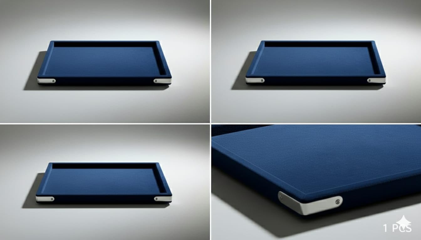 Rpinkal Velvet Jewellery Display & Beading Tray 12 x 9 Inch (Navy Blue)