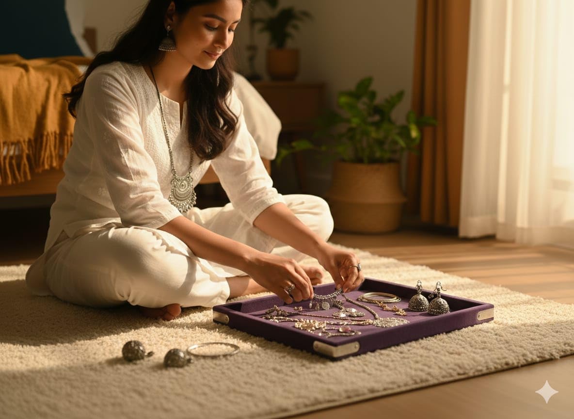 Rpinkal Wine Velvet Jewellery Finding Beading Tray 12 x 9 Inch (Wine) (Pack of 3)