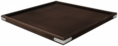 Rpinkal Velvet Jewellery Finding Beading Tray 12 x 9 Inch (Coffee Brown)1 PCS