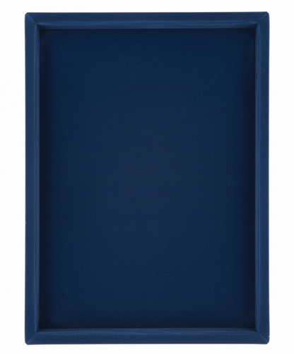 Rpinkal Jewellery Display Tray, Jewellery,Organizer, Velvet, Beading 12 x 9 (Pack of 2) (Maroon-Blue)