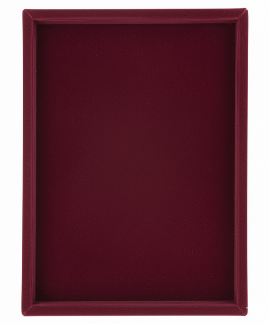Rpinkal Jewellery Display Organizer Tray MAROON Velvet Beading Tray 15 x 12 (MAROON)1 PCS