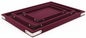 Rpinkal Combo Jewellery Display Organizer Tray (12x9 inch & 14x10 Inch & 15x12Inch) Velvet Tray Pack of 3 (Maroon)