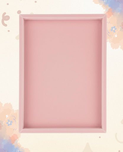 Rpinkal Velvet Jewellery Display & Beading Tray 12 x 9 Inch (Baby Pink) 1PCS