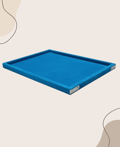 Rpinkal Sky blue Jewellery Display Organizer Tray 15 x 12 Inch (Sky blue)