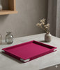 Rpinkal Velvet Jewellery Display & Beading Tray 14 x 10 Inch (Rani Pink)