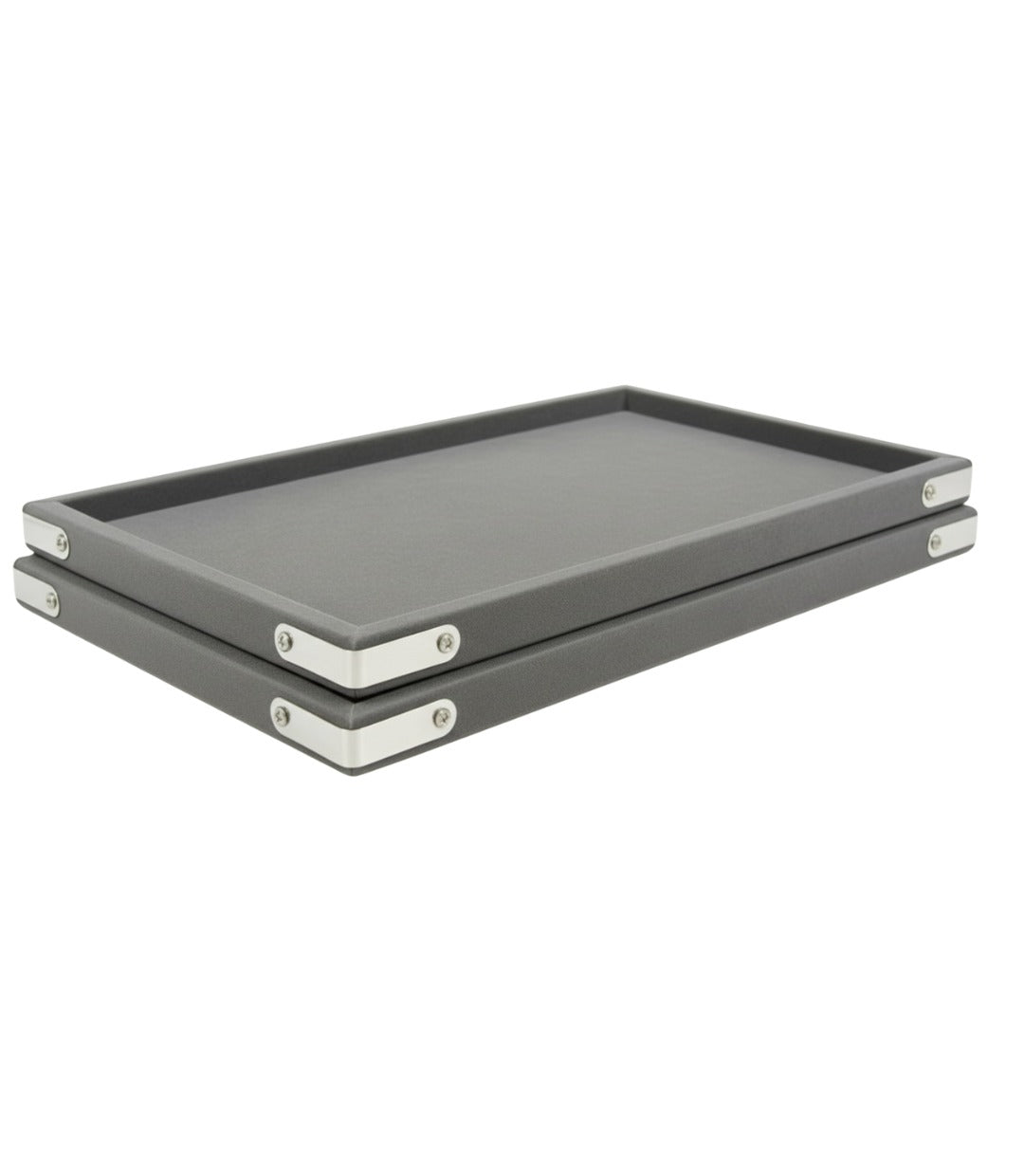 Rpinkal Jewellery Display Organizer Tray Velvet Beading Tray 14 x 10 Inch (Grey) 1 PCS