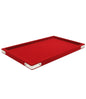 Rpinkal RED Velvet Jewellery Finding Beading Tray 12 x 9 Inch (RED) 1 PCS